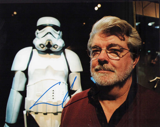 Autographed item – George Lucas – George Lucas signed photograph