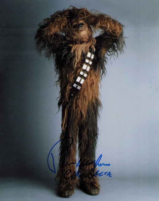 Autographed item – Peter Mayhew – Peter Mayhew signed Star Wars photograph