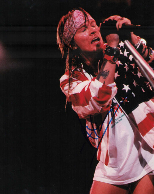 Autographed item – Axl Rose – Axl Rose signed photograph