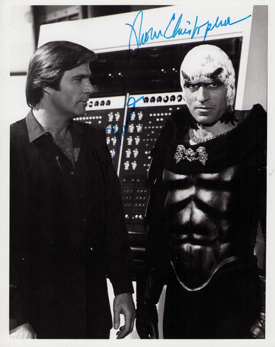 Autographed item – Gil Gerard & Thomas Christopher – Gil Gerard and Thomas Christopher signed photograph