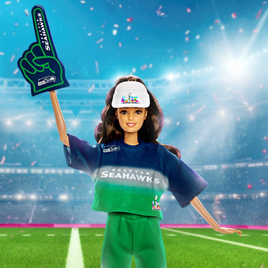 Barbie Super Bowl LX Seattle Seahawks Doll 2026 JJY01