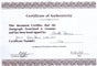 Certificate of authenticity – Bette Davis – Signed photograph