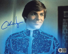 Autographed item – Chuck Wagner – 10 × 8 signed in blue — Automan