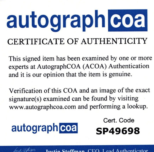 Certificate of authenticity – Estelle Parsons – Bonnie and Clyde - Signed 8x10 Poster/Photo