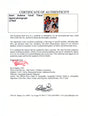 Certificate of authenticity – Janet Jackson – Janet Jackson Good Times signed photograph