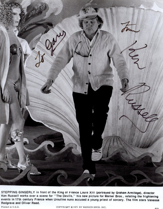 Autographed item – Ken Russell – Signed Photograph with Certificate of Authenticity