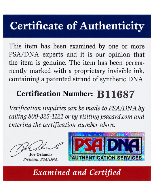 Certificate of authenticity – Kobe Bryant – Los Angeles Lakers #8 Nike Swingman signed gold jersey – size 50