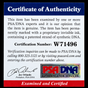 Certificate of authenticity – Simon Baker – Framed signed The Mentalist memorabilia poster