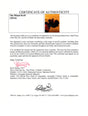 Certificate of authenticity – Weeknd – Weeknd signed photograph