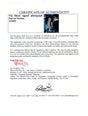 Certificate of authenticity – Vin Diesel – Vin Diesel signed photograph Fast an Furious