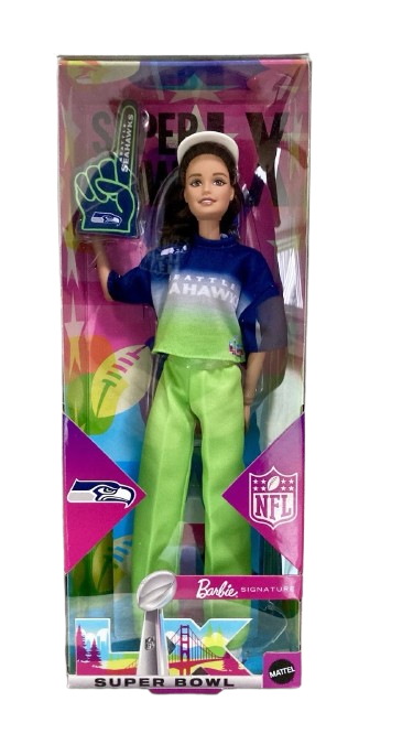 Barbie Super Bowl LX Seattle Seahawks Doll 2026 JJY01