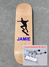 Load image into Gallery viewer, Skateboard with Custom with Wall Mount
